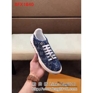 路易威登LV 官網正版專櫃精品 2018最新款牛皮潮鞋  8FX1840