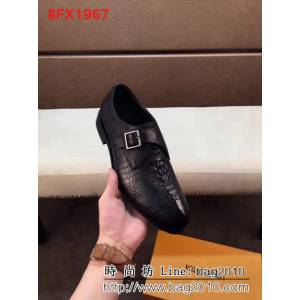 路易威登LV 2018米蘭時尚走秀款 原版牛皮惵皮鞋 8FX1967