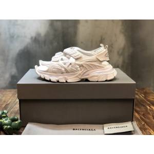 Balenciaga經典款男女鞋 巴黎世家頂級版本Track 4.0戶外概念復古老爹涼鞋 Balenciaga情侶款老爹鞋  hdbl1025