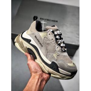 Balenciaga經典款男女鞋 巴黎世家頂級版本Triple-S 17老爹鞋 Balenciaga情侶款老爹鞋  hdbl1223