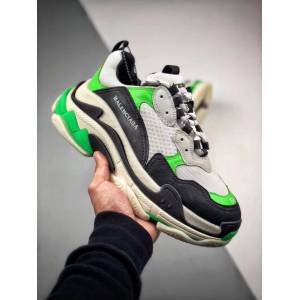 Balenciaga經典款男女鞋 巴黎世家頂級版本Triple-S 17老爹鞋 Balenciaga情侶款老爹鞋  hdbl1231