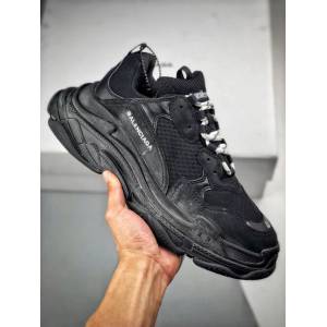 Balenciaga經典款男女鞋 巴黎世家頂級版本Triple-S 17老爹鞋 Balenciaga情侶款老爹鞋  hdbl1235