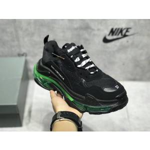Balenciaga經典款男女鞋 巴黎世家頂級版本Triple S厚底氣墊大底LOGO老爹鞋 Balenciaga情侶款老爹鞋  hdbl1263