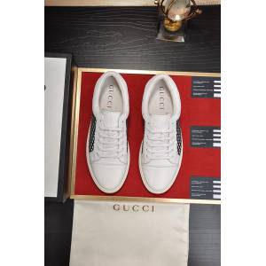 GUCCI男鞋 古馳男士經典休閒鞋 Gucci小白鞋 原單品質 古奇男士板鞋  hdnx1001