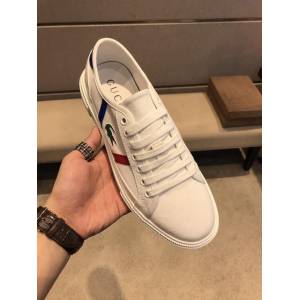 GUCCI男鞋 頂級代購男士2019HK 專櫃同步 原廠跟單貨 古馳休閒男鞋 Gucci低幫板鞋  hdnx1103