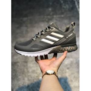 Adidas男鞋 阿迪達斯2019秋季新款 網面輕便運動休閒男跑步鞋  hdx13258
