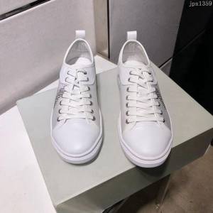 Armani男鞋 2019新款 最新官網同款 原單品質 阿瑪尼白色男士休閒鞋  jpx1359