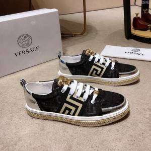 VERSACE男鞋 2019專櫃同步 高品質 範思哲男士休閒板鞋  jpx1845