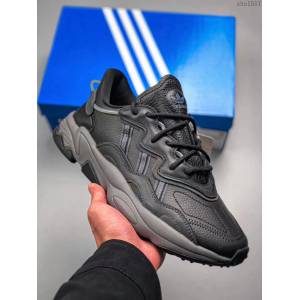 Adidas男女椰子鞋 阿迪達斯皮面椰子水管 Adidas Ozweego Originals Lxcon 2019新款三葉草3M反光復古老爹鞋  xhn1551