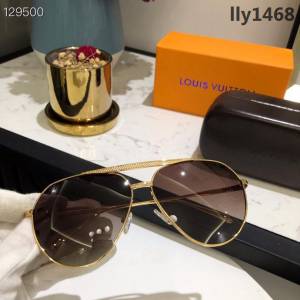 LV路易威登 男女同款 偏光太陽鏡 蛤蟆鏡框 適合各種臉型 情侶款 0187  lly1468