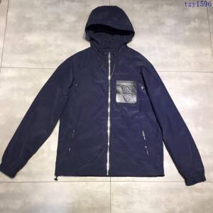 Loewe外套 19春夏新款夾克 羅意威拉鏈藍色連帽衣  tzy1596