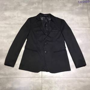 Armani男裝 19春夏新款西裝 阿瑪尼黑色男外套  tzy1610