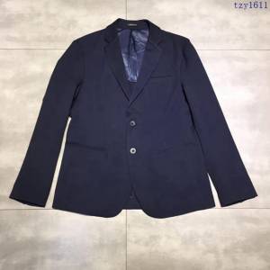 Armani男裝 19春夏新款西裝 阿瑪尼藏青色男外套  tzy1611