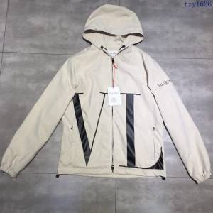 Valentino外套 moncler X Valentino新款 華倫天奴連帽外套 白色拉鏈外套  tzy1626