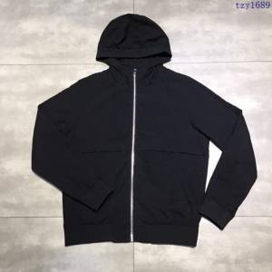 Armani男裝 19春夏新款夾克 阿瑪尼連帽衫 黑色 拉鏈男外套  tzy1689