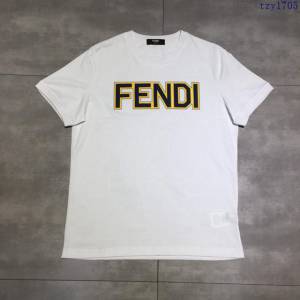 Fendi短袖 19春夏新款 芬迪白色T恤  tzy1705