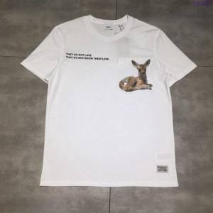 Burberry短袖 19春夏新款 巴寶莉白色T恤   tzy1816