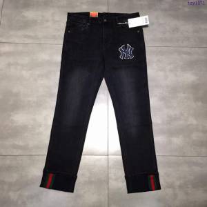 Gucci牛仔褲 19春夏新款 古馳黑色男士牛仔褲  tzy1871