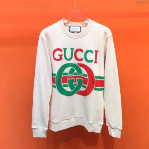 Gucci男裝 19-20FW新款 古奇白色衛衣 Gucci圓領衛衣 男士秋季新款單品  tzy2232