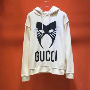 Gucci男裝 19/20FW新款連帽衛衣 最高品質 古奇黑色男衛衣 男士秋季最新單品  tzy2384