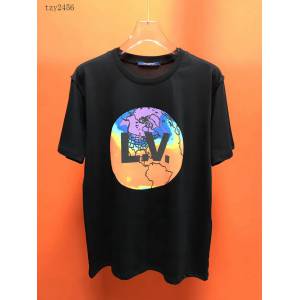 LV短袖衣 2020新款T恤 男女同款 最高品質 LV圓領短袖  tzy2456