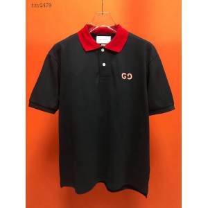 Gucci男T恤 2020新款 原版定制珠地棉 頂級品質 古馳POLO衫  tzy2479