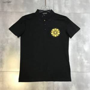 Versace男短袖 範思哲2020新款男裝 新款翻領T恤 POLO衫  tzy2487