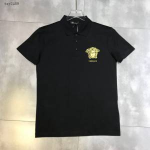 Versace男短袖 範思哲2020新款男裝 新款翻領T恤 POLO衫  tzy2489