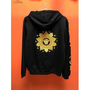 Versace男衛衣 範思哲2020款男裝 頂級品質 新款刺繡連帽衛衣  tzy2543