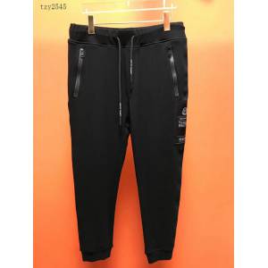 Moncler男裝 2020新款立體剪裁衛褲 Moncler黑色休閒男士長褲  tzy2545