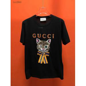 Gucci男T恤 2020新款短袖衣 男女同款 最高品質 古奇女款短袖  tzy2563