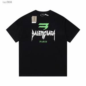 Balenciaga專櫃巴黎世家2023SS新款龜裂印花T恤 男女同款 tzy2638