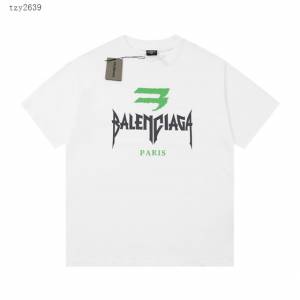 Balenciaga專櫃巴黎世家2023SS新款龜裂印花T恤 男女同款 tzy2639