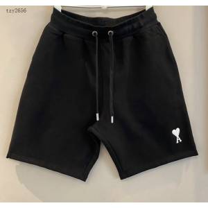 Ami專櫃2023SS新款香港限定款刺繡短褲 男女同款 tzy2656