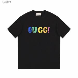 Gucci古奇專櫃古馳2023SS新款印花T恤 男女同款 tzy2699