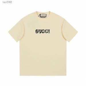 Gucci古奇專櫃古馳2023SS新款印花T恤 男女同款 tzy2702