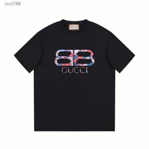 Gucci X Balenciaga 2023SS新款聯名印花T恤 男女同款 tzy2709