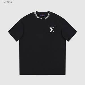 Louisvuitton路易威登Lv專門店2023SS新款刺繡印花T恤 男女同款 tzy2715