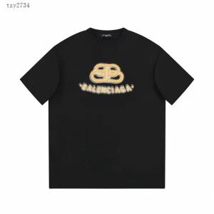 Balenciaga專櫃巴黎世家2023SS新款印花T恤 男女同款 tzy2734