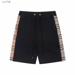 Burberry專櫃巴寶莉2023SS新款拼接格子短褲 男女同款 tzy2746