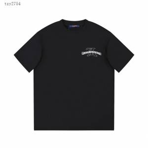 Louisvuitton路易威登Lv X Chromehearts專櫃2023SS新款聯名刺繡T恤 男女同款 tzy2754