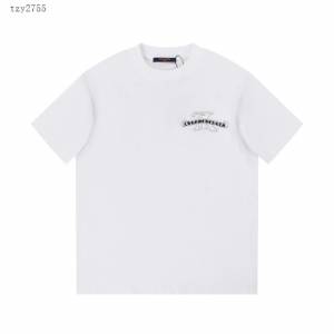 Louisvuitton路易威登Lv X Chromehearts專櫃2023SS新款聯名刺繡T恤 男女同款 tzy2755