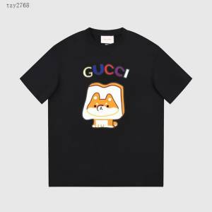 Gucci古奇專櫃古馳2023SS新款印花T恤 男女同款 tzy2768