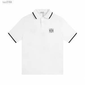 Loewe專櫃羅意威2023SS新款刺繡Polo短袖T恤 男女同款 tzy2783