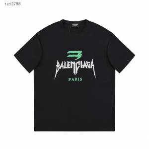 Balenciaga專櫃巴黎世家2023SS新款印花T恤 男女同款 tzy2798