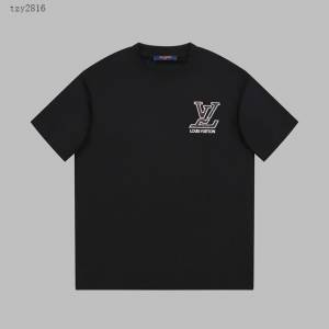 Louisvuitton路易威登Lv專門店2023SS新款刺繡T恤 男女同款 tzy2816