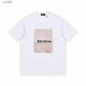 Balenciaga專櫃巴黎世家2023SS新款印花T恤 男女同款 tzy2823