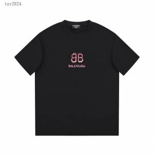 Balenciaga專櫃巴黎世家2023SS新款印花T恤 男女同款 tzy2824