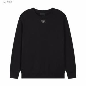 Prada專櫃普拉達2023FW新款三角標衛衣 男女同款 tzy2837