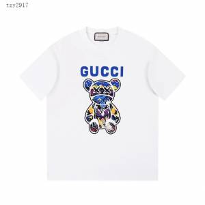 Gucci古奇專櫃古馳2023SS新款印花T恤 男女同款 tzy2917